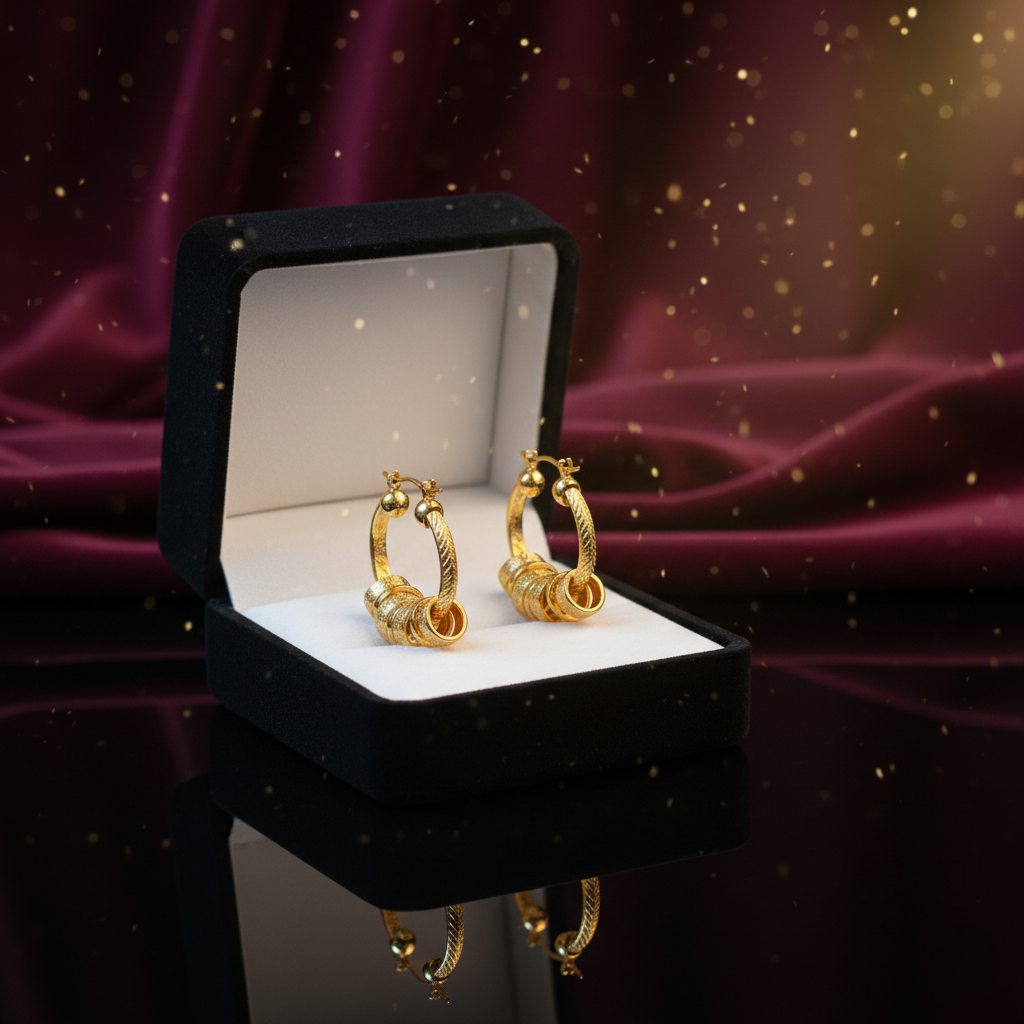 Multi Circle Earrings - Gold